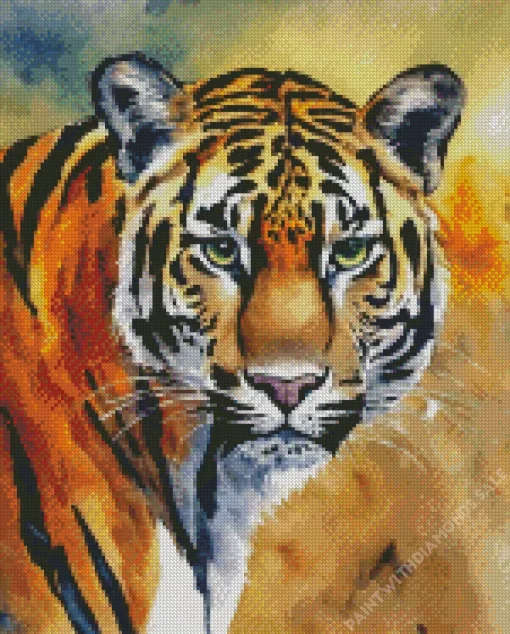 Abstract Tiger Diamond Painting