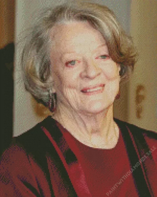 Actress Maggie Smith Diamond Painting