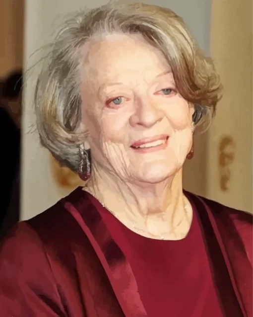 Actress Maggie Smith Diamond Painting