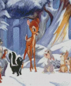 Adorable Thumper Bambi Diamond Painting