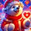 Adorable Christmas Bear Diamond Paintings