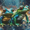 Aesthetic Frogs Diamond Painting