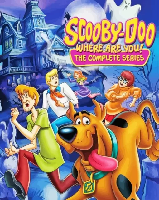 Aesthetic Scooby Doo Poster Diamond Painting