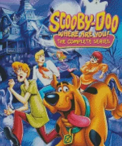 Aesthetic Scooby Doo Poster Diamond Painting