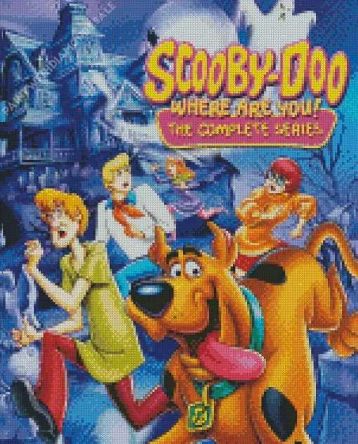 Aesthetic Scooby Doo Poster Diamond Painting