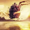 Aesthetic Howls Moving Castle Diamond Painting