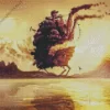 Aesthetic Howls Moving Castle Diamond Painting