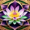 Aesthetic Sacred Lotus Art Diamond Painting