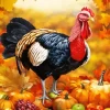 Aesthetic Thanksgiving Turkey Bird Diamond Paintings