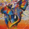 African Bull Elephant Diamond Painting