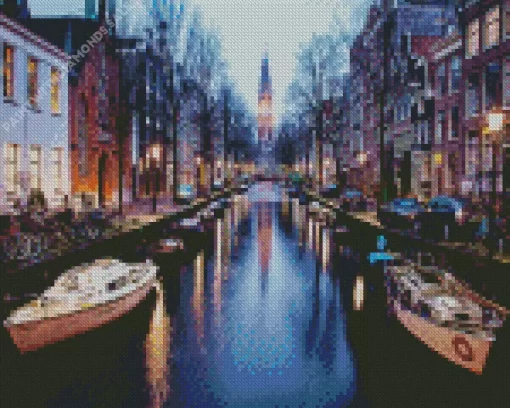 Amsterdam At Night Diamond Painting