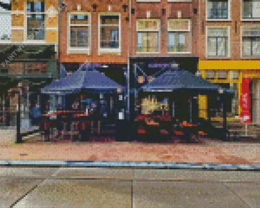 Amsterdam Coffee Shops Diamond Painting