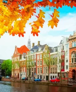 Amsterdam In Autumn Diamond Painting