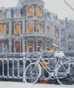 Amsterdam In Winter Diamond Painting