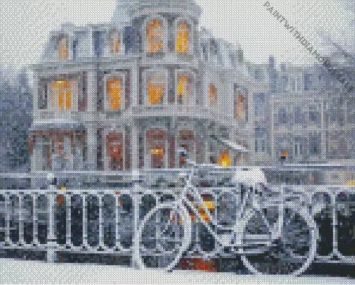 Amsterdam In Winter Diamond Painting