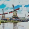 Amsterdam Windmills Diamond Painting