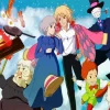 Anime Howls Moving Castle Characters Diamond Painting