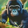 Baby Gorilla Diamond Painting