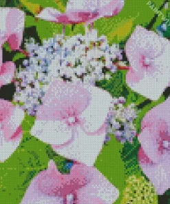 Beautiful Hydrangea Macrophylla Diamond Painting