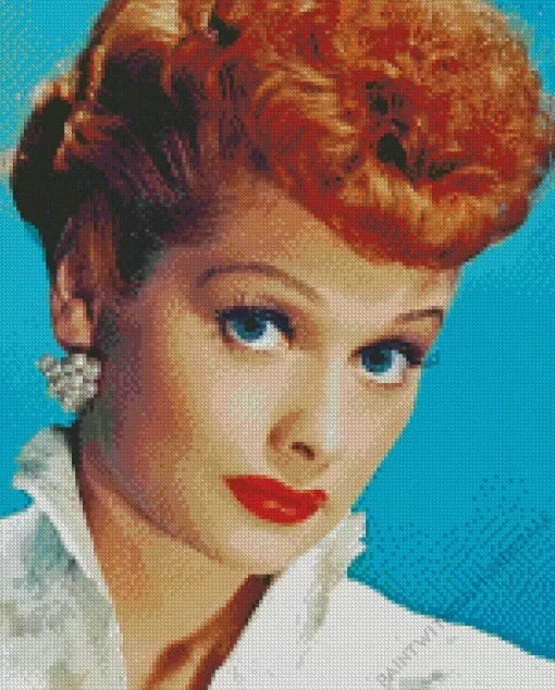 Beautiful Lucille Ball Diamond Painting