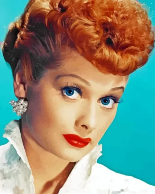 Beautiful Lucille Ball Diamond Painting