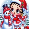 Betty Boop Christmas Diamond Paintings