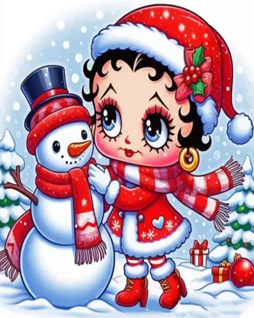 Betty Boop Christmas Diamond Paintings