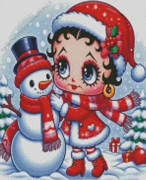 Betty Boop Christmas Diamond Paintings