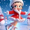 Christmas Betty Boop Diamond Paintings