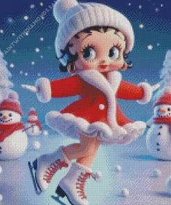 Christmas Betty Boop Diamond Paintings