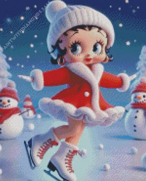 Christmas Betty Boop Diamond Paintings