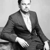 Black And White Leonardo DiCaprio Diamond Painting