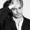 Black And White Johnny Depp Diamond Painting