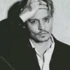 Black And White Johnny Depp Diamond Painting