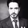 Black And White Robert Downey Jr Diamond Painting