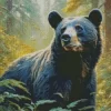 Black Bear Diamond Painting