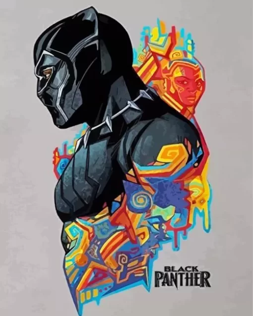 Black Panther Art Diamond Painting