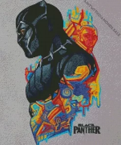 Black Panther Art Diamond Painting