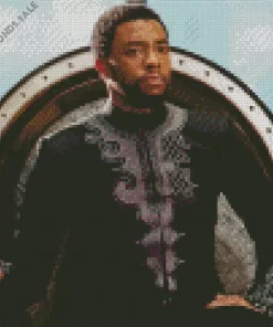 Black Panther Character Diamond Painting