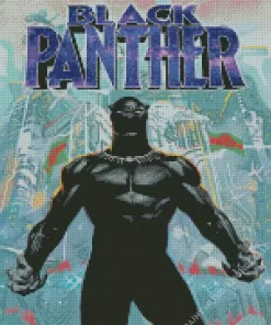 Black Panther Poster Diamond Painting