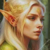 Blonde Female Elf Diamond Painting