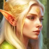 Blonde Female Elf Diamond Painting