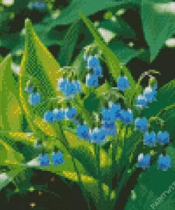 Blue Lily of The Valley Diamond Painting