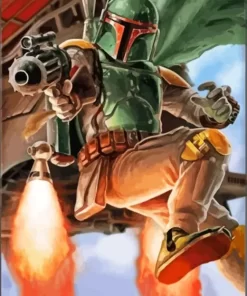 boba fett character diamond dotz