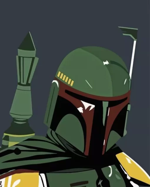 boba fett star wars character diamond dotz