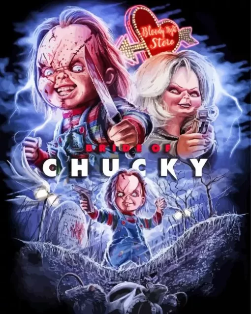 bride of chucky movie Diamond Paintings