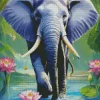 Bull Elephant Diamond Painting