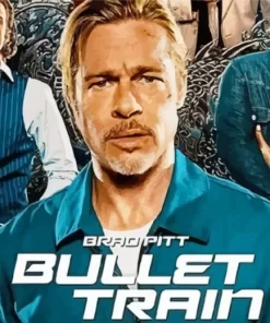 Bullet Train Brad Pitt Diamond Painting