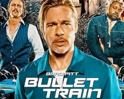 Bullet Train Brad Pitt Diamond Painting