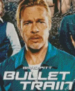 Bullet Train Brad Pitt Diamond Painting